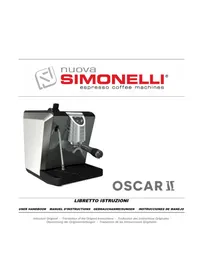 Notice NUOVA SIMONELLI OSCAR LL Machine à café