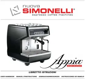 Notice NUOVA SIMONELLI APPIA 1 GROUP Machine à café