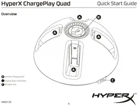 Notice HYPERX CHARGEPLAY QUAD Chargeur de batterie