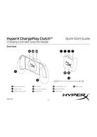 Notice HYPERX CHARGEPLAY CLUTCH Chargeur de batterie