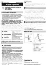 Notice SHIMANO DEORE LX DHT675 Moyeu-dynamo