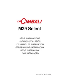 Notice La Cimbali M29 SELECT Maquina de cafe