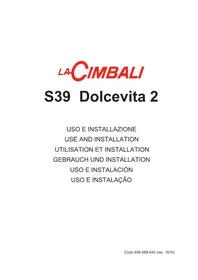 Notice La Cimbali S39 DOLCEVITA Maquina de cafe