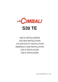 Notice La Cimbali S39 TE Maquina de cafe