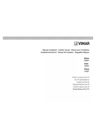 Notice Vimar 19557 Bürotelefon