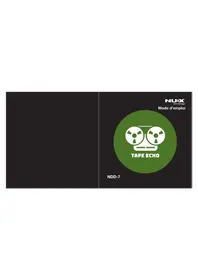 Notice NUX TAPE ECHO NDD7 Machine à effet