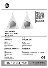Notice Playtive IAN 359564 Speeltent voor kinderen
