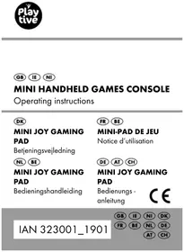 Notice Playtive IAN 323001 Portable video game console