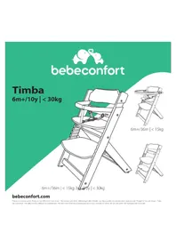Notice BEBE CONFORT TIMBA Chaise haute
