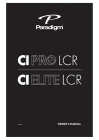 Notice Paradigm CI PRO P5 LCR V2 Haut-parleur