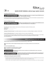 Notice BOWFLEX MAX TRAINER M9 Vélo elliptique