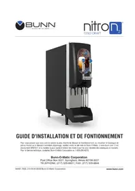 Notice Bunn NITRON COLD DRAFT Machine à café