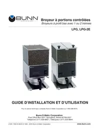 Notice Bunn LPGB Moulin à café