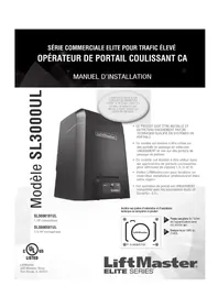Notice LIFT-MASTER CSW200UL Opérateur de portail coulissant