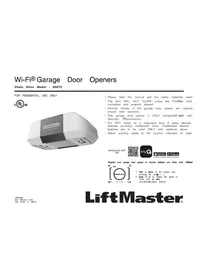 Notice LIFT-MASTER 85870 Porte de garage