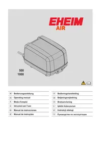Notice EHEIM AIR 500 Luchtpomp
