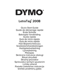 Notice DYMO LETRATAG 200B Imprimante d'étiquettes