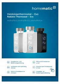 Notice Homematic IP EVO HMIPETRVE Thermostat