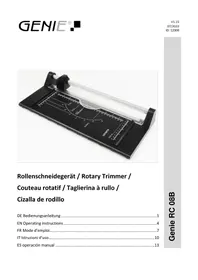 Notice Genie RC 08B Paper cutter