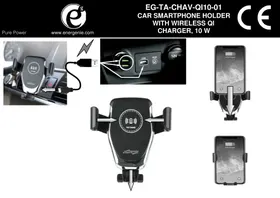 Notice EnerGenie EGTACHAVQI1001 Chargeur téléphone portable