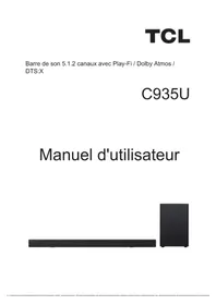 Notice TCL C935U Barre de son