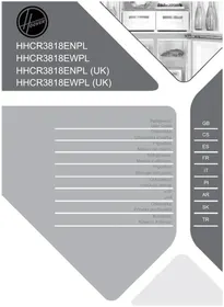 Notice HOOVER HOBT7719EW Buzdolabı