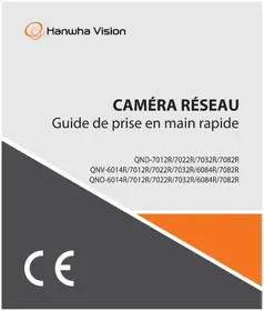 Notice Hanwha QND7082R Caméra de surveillance