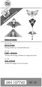 Notice Playtive IAN 107745 Cerf-volant