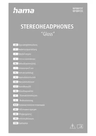 Notice HAMA GLOSS 184131 Casque Bluetooth