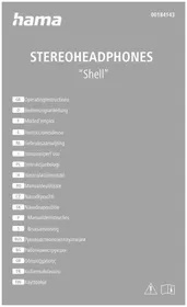 Notice HAMA SHELL 184143 Casque Bluetooth