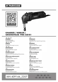 Notice PARKSIDE PMK 550 B1 Outils électriques