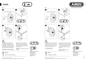 Notice ABUS JC3624 Produits bébés
