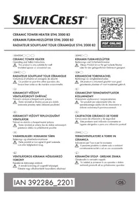 Notice SILVERCREST STHL 2000 B2 Radiateur électrique