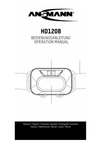 Notice ANSMANN HD120B Lamp