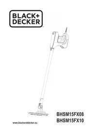 Notice BLACK & DECKER BHSM15FX08 Nettoyeur vapeur