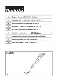 Notice MAKITA CL002G Aspirateur sans fil