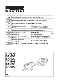 Notice MAKITA GA022G Broyeur de végétaux