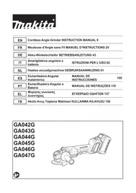 Notice MAKITA GA013G Broyeur de végétaux