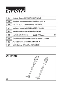 Notice MAKITA CL117FD Aspirateur sans fil