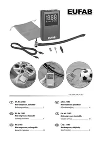 Notice Eufab 21083 Compresseur