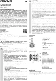 Notice VOLTCRAFT AN10 Anemometer