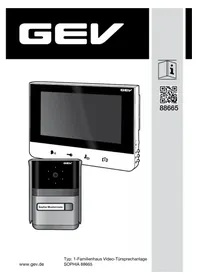 Notice GEV SOPHIA 88665 Interphone