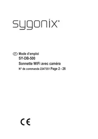 Notice Sygonix SYDB500 Interphone