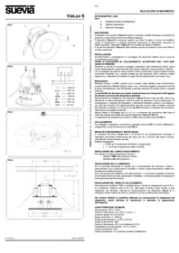 Notice Suevia VIALUX E Détecteur de mouvements