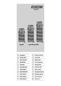 Notice EHEIM AQUA 60 Filtre à eau