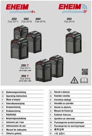 Notice EHEIM PROFESSIONEL 4+ 250 Filtre à eau