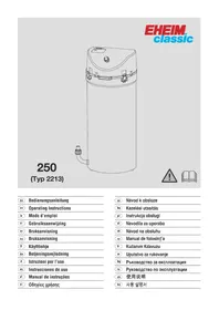Notice EHEIM CLASSIC 250 Filtre à eau