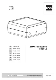 Notice GYS SMART WIRELESS MODULE электронный модуль