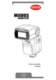 Notice Hähnel MODUS 600RT MK II (SONY) Lampe