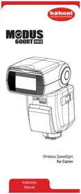Notice Hähnel MODUS 600RT MK II (CANON) Lampe
